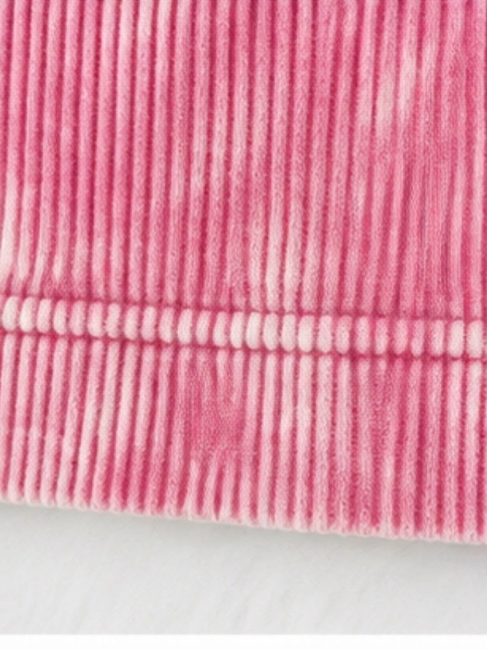Zenana Outfitters Pink Cropped Ribbed Washed Racerback Tank - Picture 5 of 6